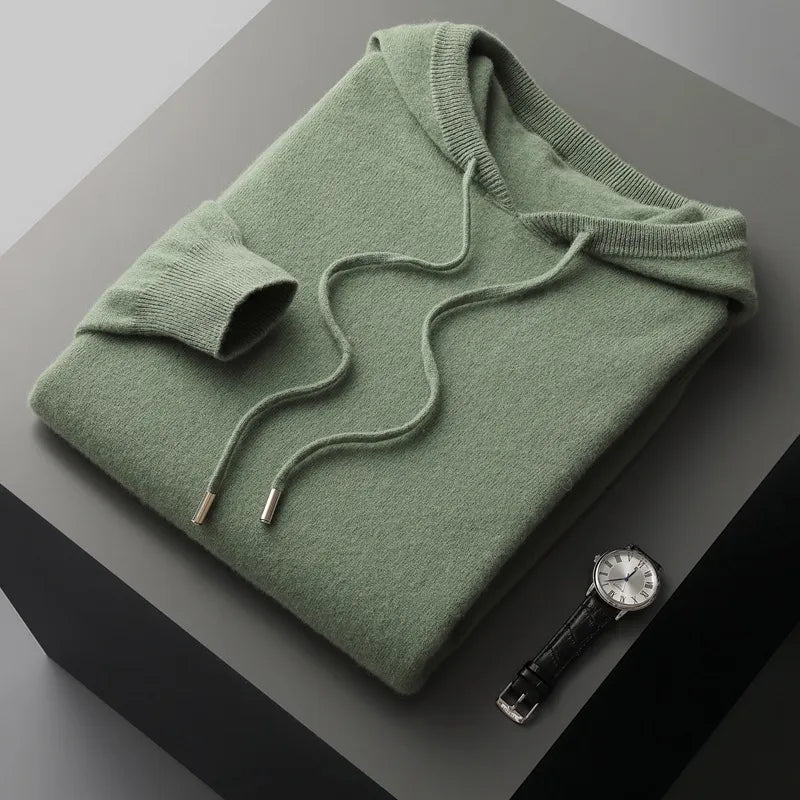 Merino wool hoodie